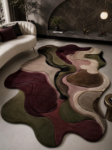Hand tufted wool area rug - hand, |