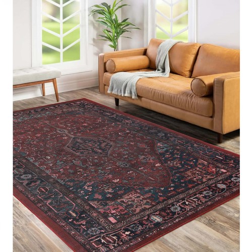 Cardinal vintage faded floral - cardinal,