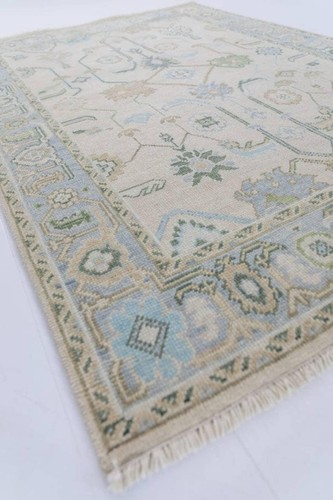 Vintage oushak rug hand - oushak, rug,